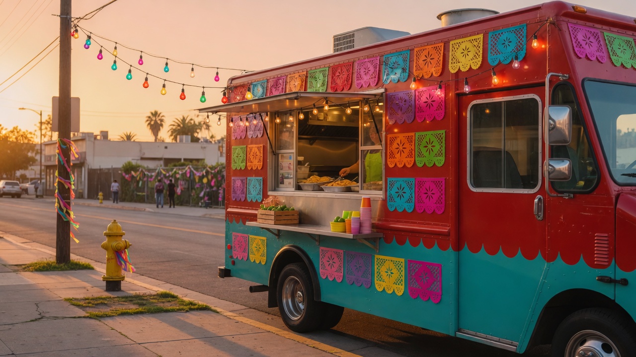 The truck at golden hour